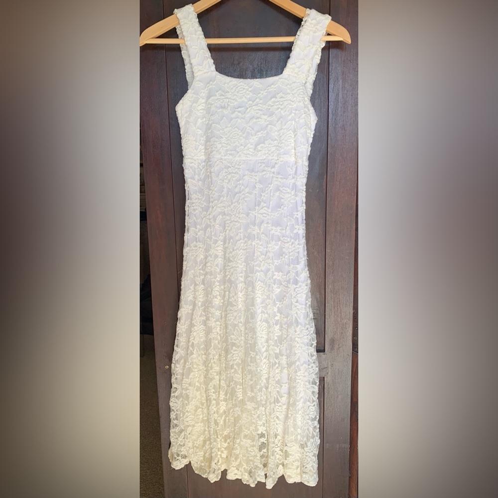 White lace Dress